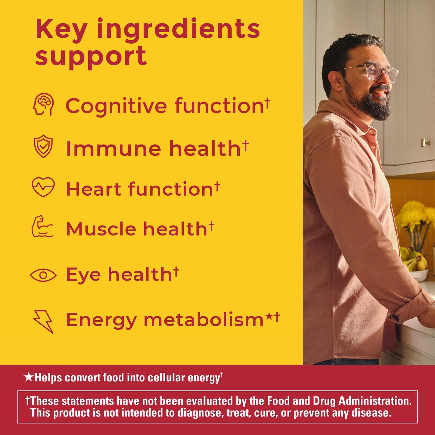 Nature Made Advanced Multivitamin Gummies for Him with Magnesium Citrate, Calcium & All 8 B Vitamins, Multivitamin for Men, - dailyvitalstore