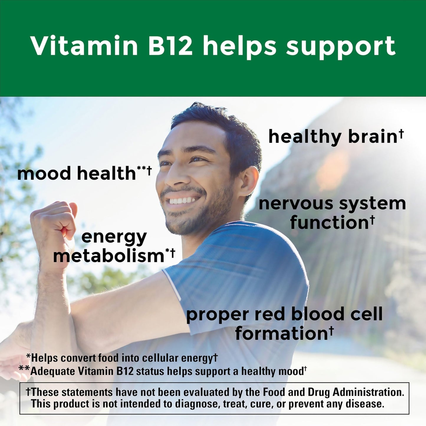 Nature Made Extra Strength Vitamin B12 Gummies 3000 mcg per serving, B12 Vitamins for Energy Metabolism Support, 60 Gummy Vitamins, 30 Day Supply - dailyvitalstore