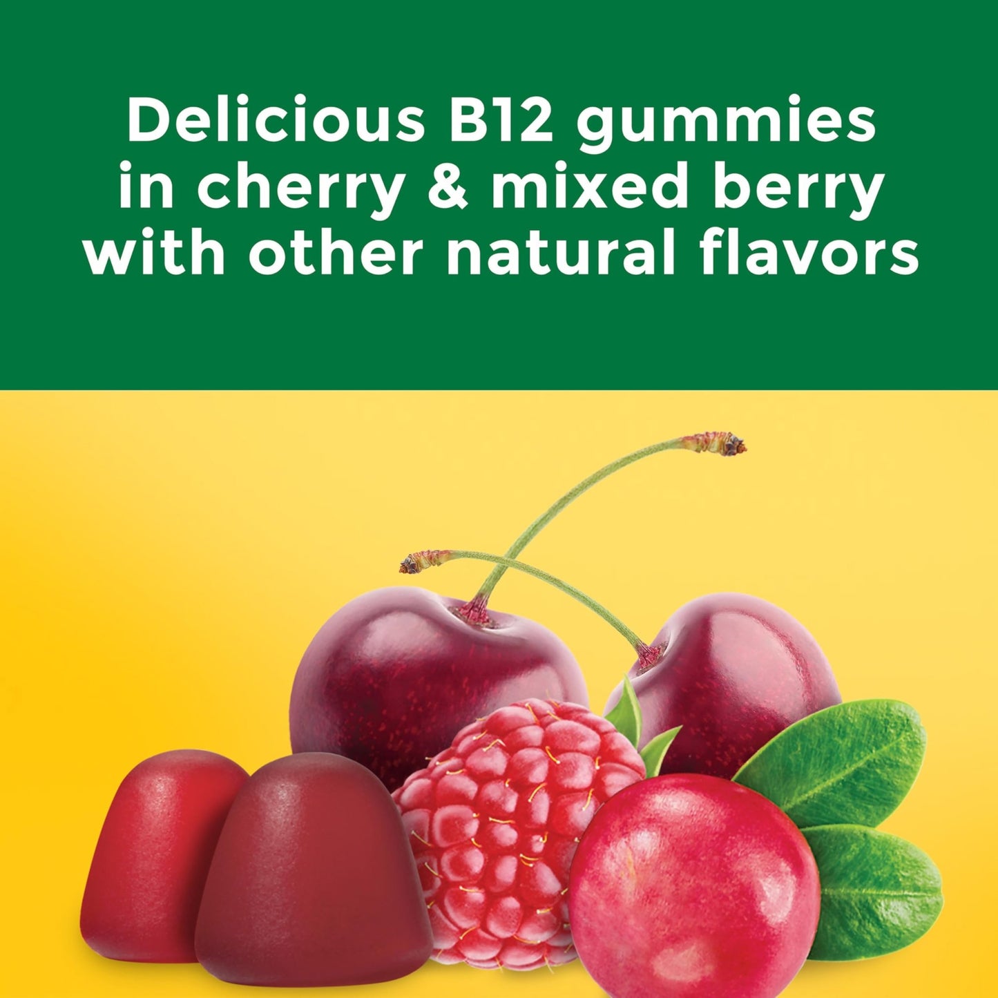 Nature Made Extra Strength Vitamin B12 Gummies 3000 mcg per serving, B12 Vitamins for Energy Metabolism Support, 60 Gummy Vitamins, 30 Day Supply - dailyvitalstore
