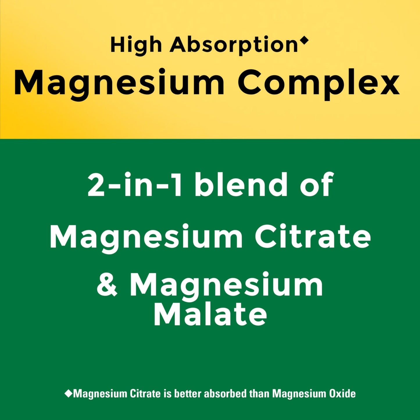 Nature Made High Absorption Magnesium Complex Soft Chews, Magnesium Supplement for Muscle, Heart, Bone Support, Magnesium Citrate & Malate Blend 250 mg per Serving, 40 Vegetarian Chews, 20 Day Supply - dailyvitalstore