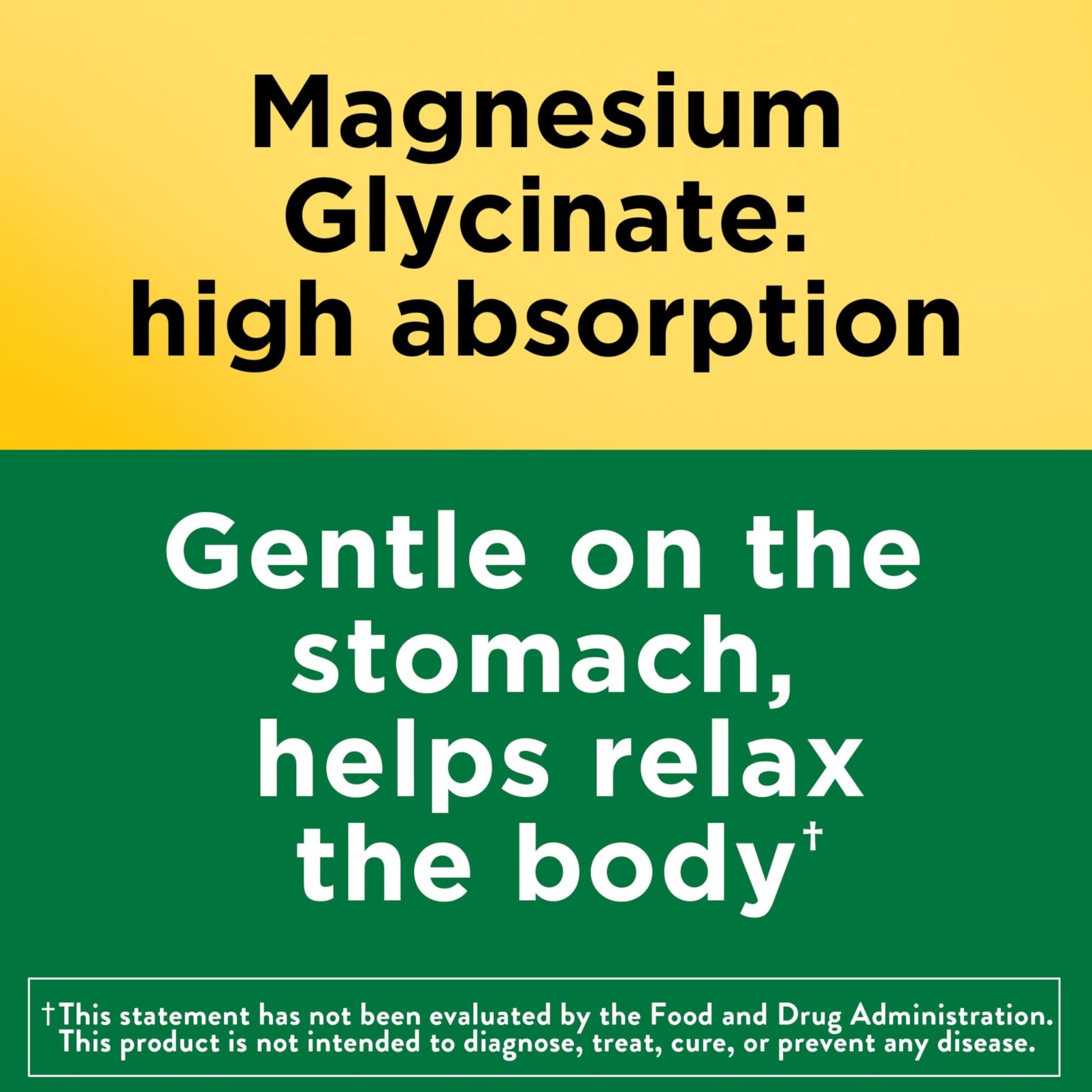 Nature Made Magnesium Glycinate 200 mg per serving, Magnesium Supplement for Muscle, Heart, Nerve and Bone Support, 180 Magnesium Bisglycinate Capsules, 90 Day Supply - dailyvitalstore