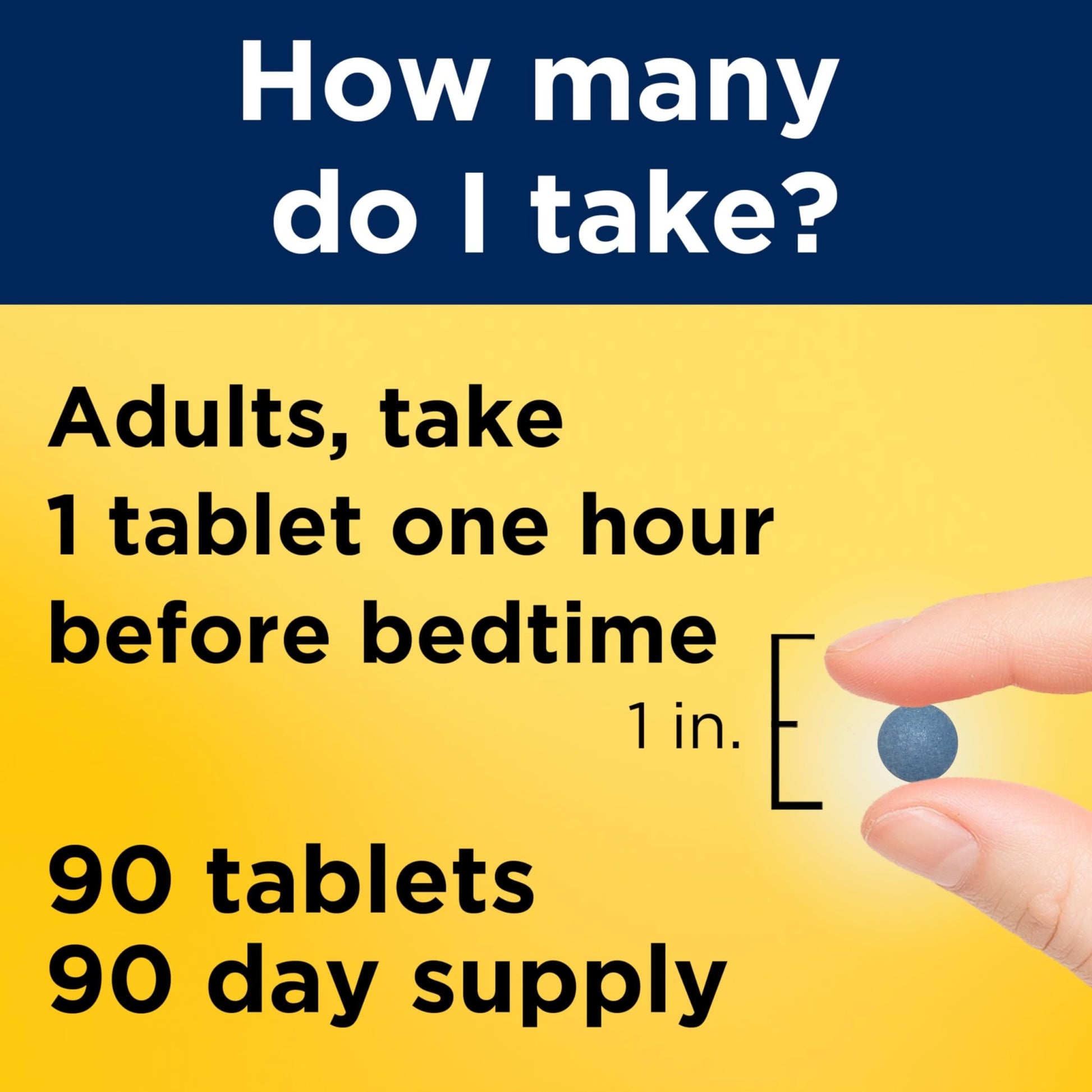 Nature Made Melatonin 4mg Extended Release Tablets, Sleep Supplements for Adults, 100% Drug Free Sleep Aid, 90 Count, 90 Day Supply - dailyvitalstore