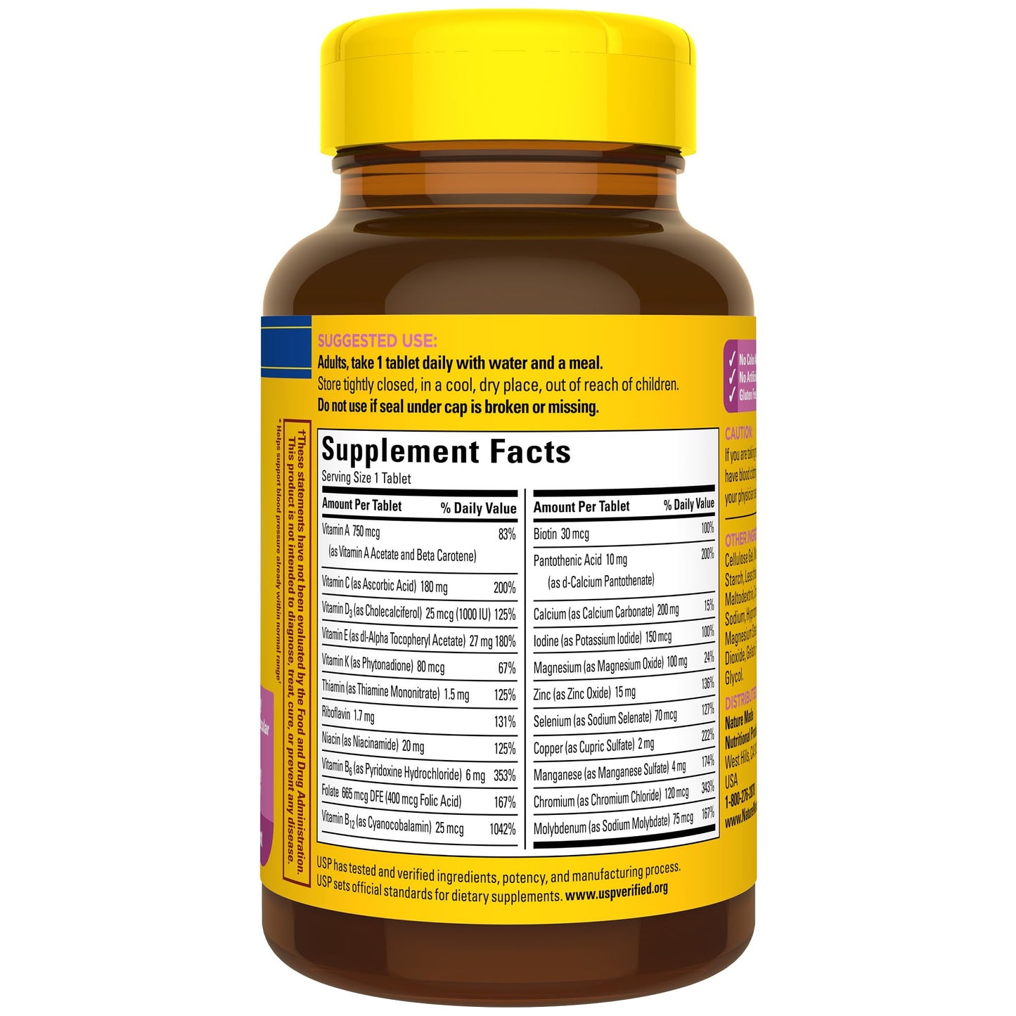 Nature Made Multivitamin For Women 50+ No Iron, Multivitamins for Women 50 Plus, Daily Nutritional Support, Nature Made Multi Vitamins, 90 Tablets, 90 Day Supply - dailyvitalstore