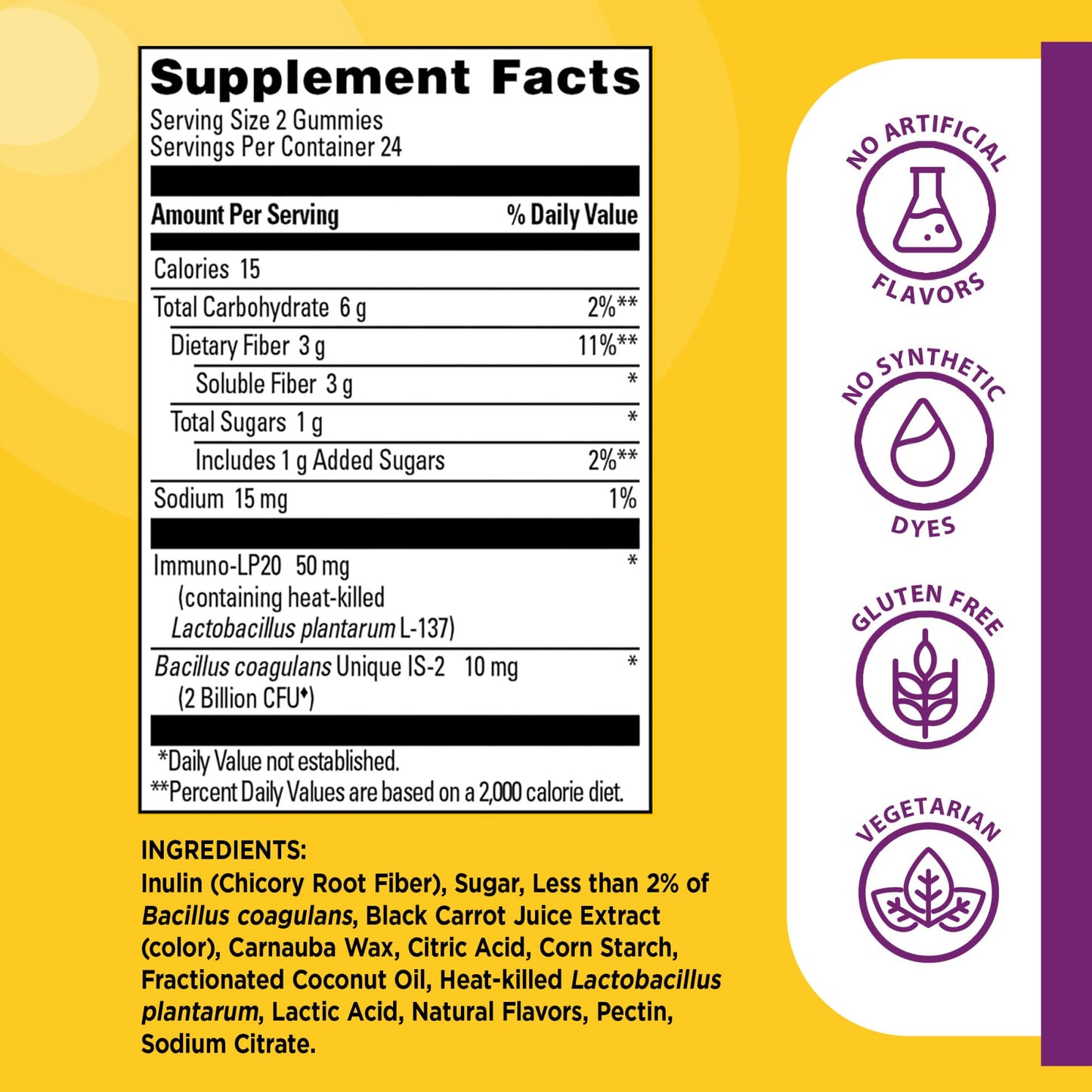 Nature Made Triple-Action Biotics, Gut and Immune Health Support, Digestive Probiotics for Women and Men, Prebiotic Fiber Gummies, 48 Gummies, 24 Day Supply - dailyvitalstore