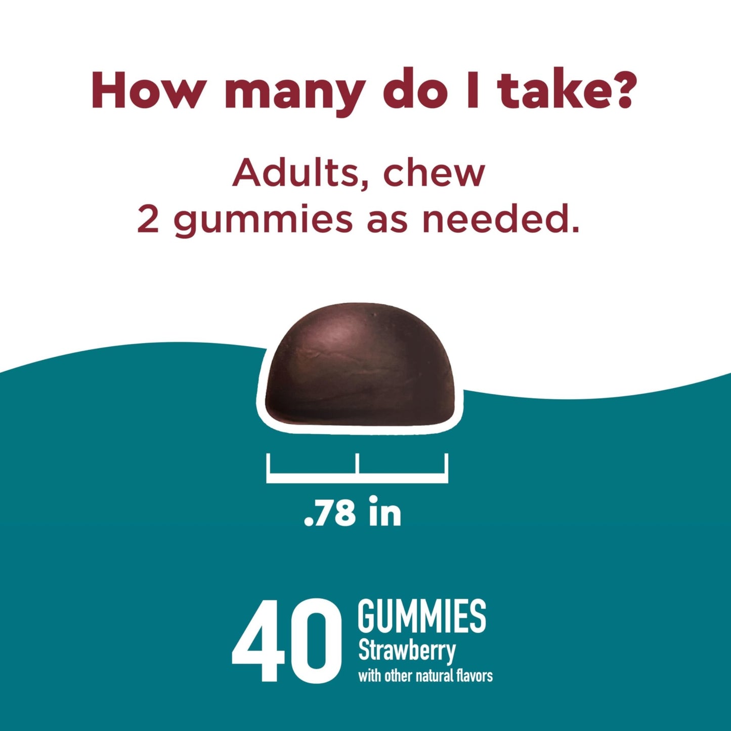Nature Made Wellblends Stress Relief Gummies, L theanine 200mg to Help Reduce Stress, with GABA 100mg, Same Day Stress Support, 40 Strawberry Flavor Gummies - dailyvitalstore
