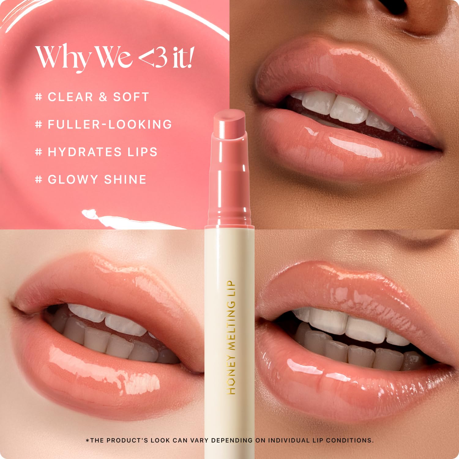 Nature Republic HONEY MELTING LIP (02 FIG) SOFT LIP STICK, Hydrating Gloss, Moisturizing balms, Sheer tint, Shine & Nude, Glowy Finish, korean make up - dailyvitalstore