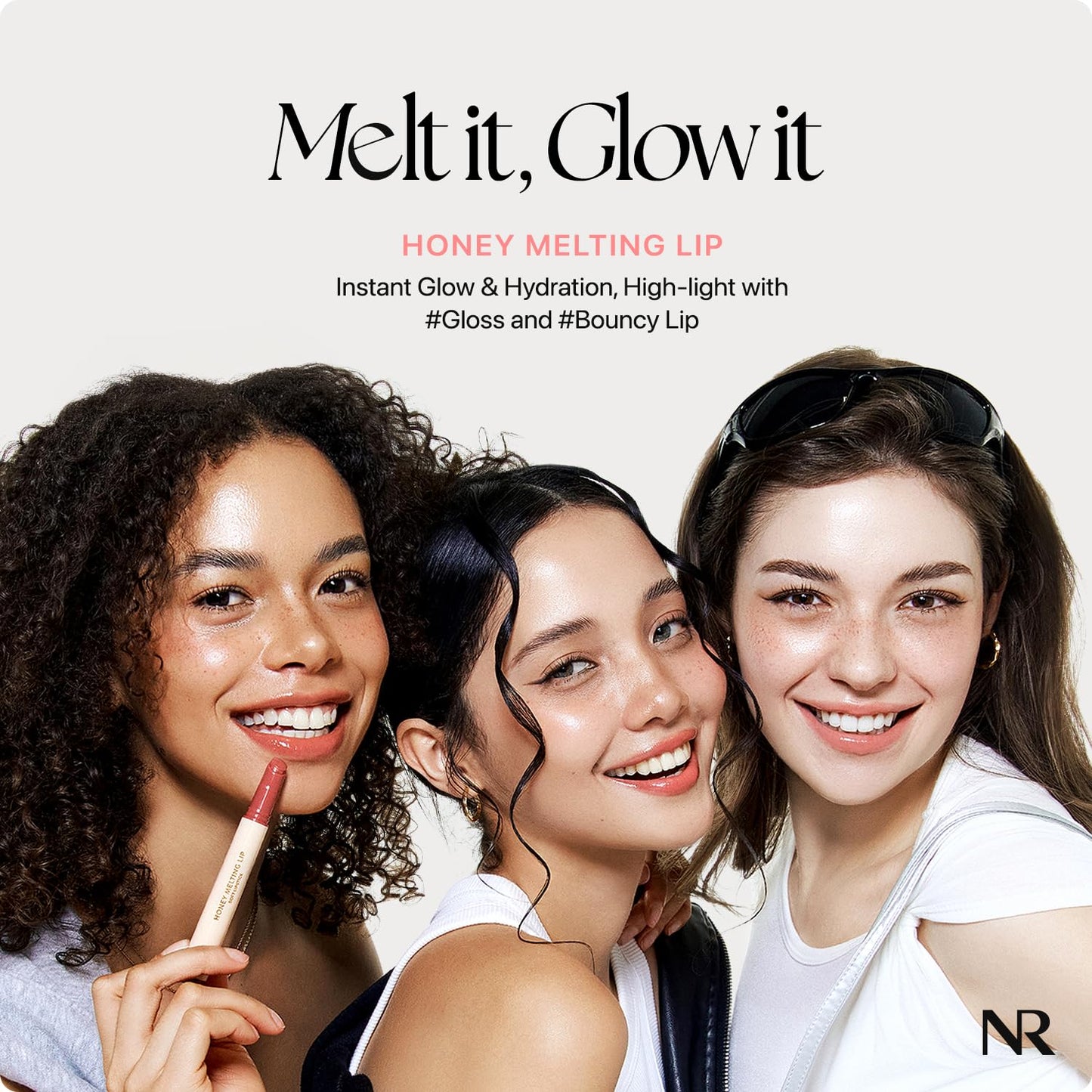 Nature Republic HONEY MELTING LIP (02 FIG) SOFT LIP STICK, Hydrating Gloss, Moisturizing balms, Sheer tint, Shine & Nude, Glowy Finish, korean make up - dailyvitalstore