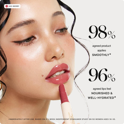 Nature Republic HONEY MELTING LIP (03 BERRY) SOFT LIP STICK, Hydrating Gloss, Moisturizing balms, Sheer tint, Shine & Glowy Finish, korean make up - dailyvitalstore