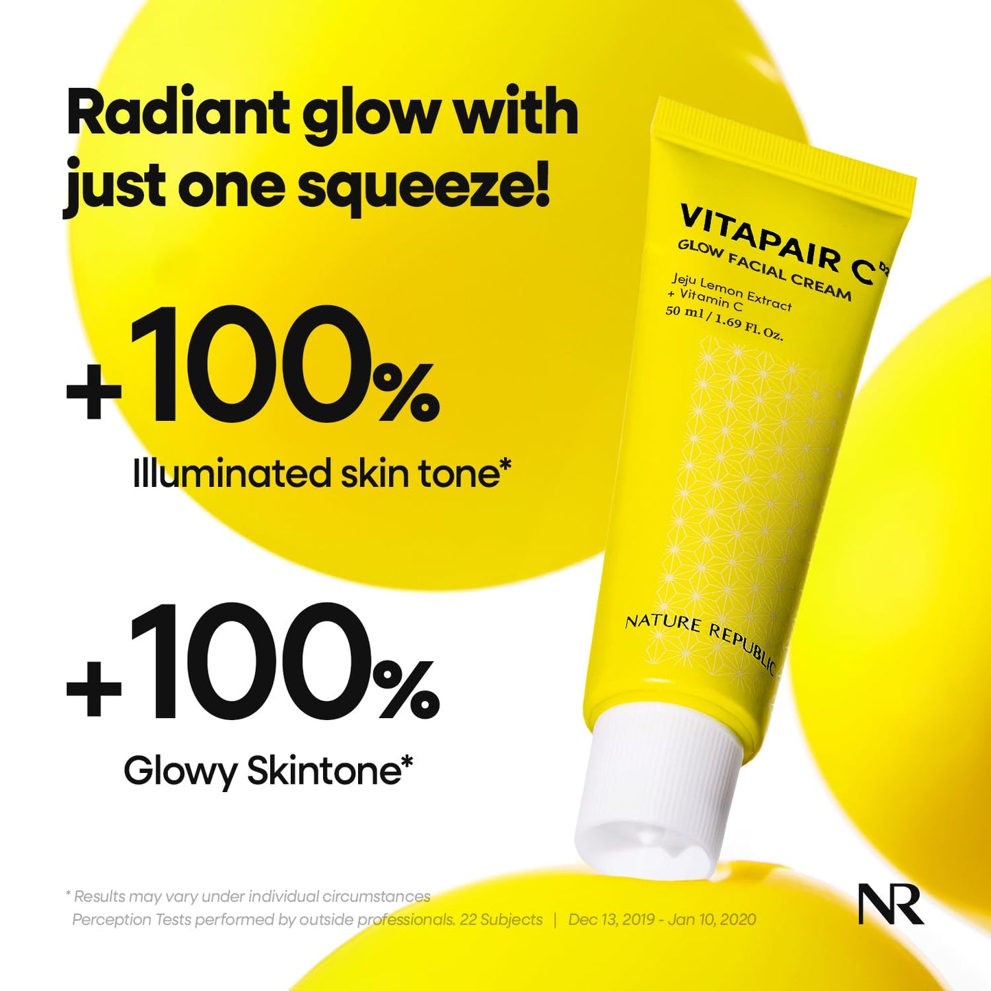Nature Republic Vitapair C Glow Facial Cream | Vitamin Moisturizer for Radiance & Glow, Even-Looking Skin Tone, Long-Lasting Hydration - dailyvitalstore