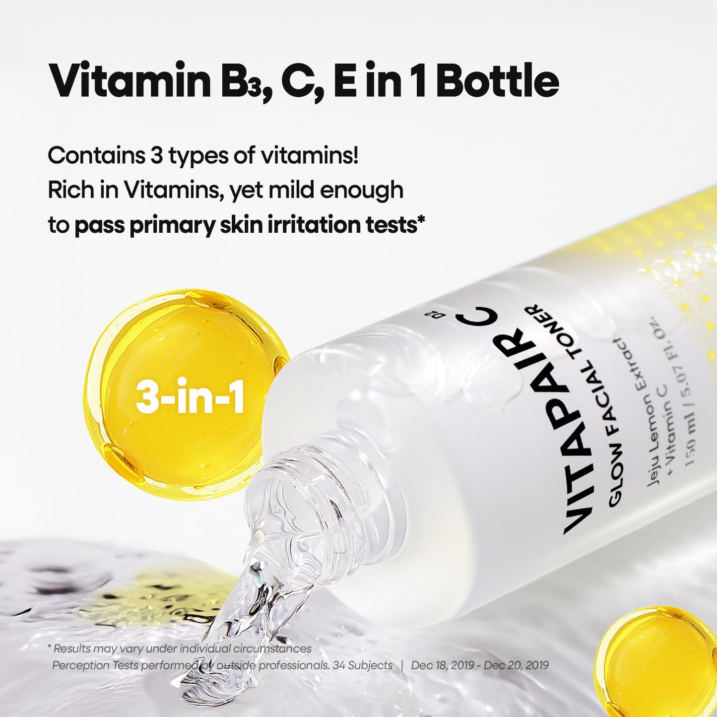 Nature Republic Vitapair C Glow Facial Toner | Hydrating Vitamin Toner with Niacinamide, for Radiance & Even Skin Tone, Non-Greasy - dailyvitalstore