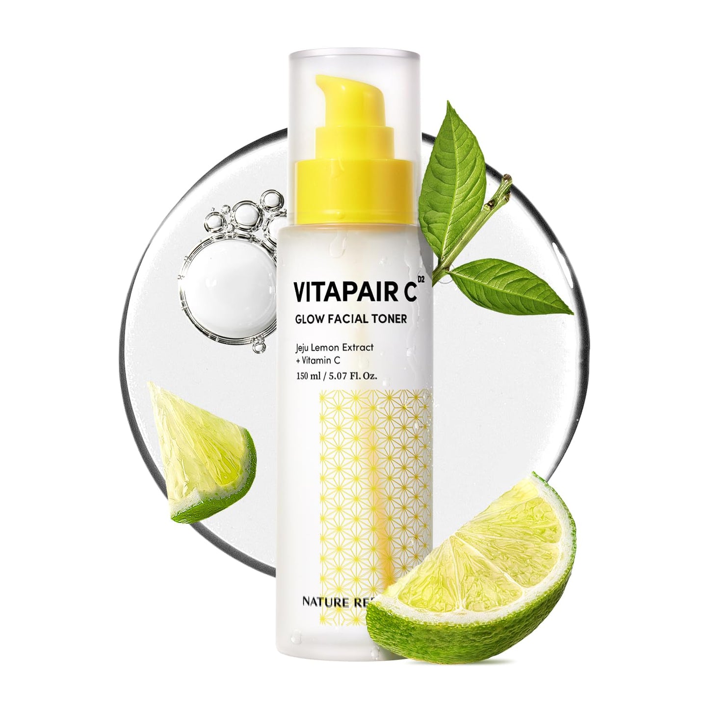 Nature Republic Vitapair C Glow Facial Toner | Hydrating Vitamin Toner with Niacinamide, for Radiance & Even Skin Tone, Non-Greasy - dailyvitalstore
