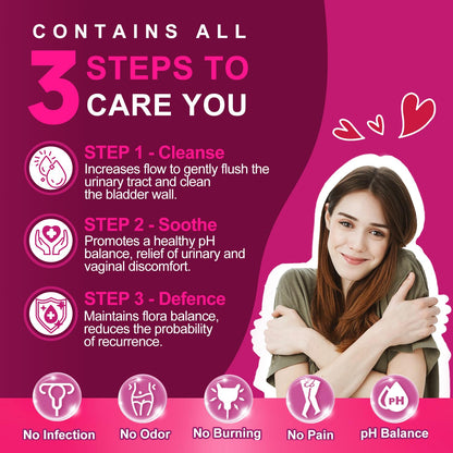 NATURE TARGET Probiotics for Women Urinary Tract Health with D Mannose & Cranberry - 60 Billion CFUs Vaginal Probiotics for Digestive Health, UTI & PH Balance with Prebiotics - 90 Capsules - dailyvitalstore