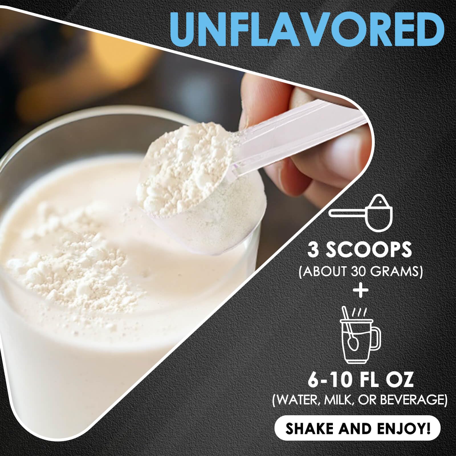 NATURE TARGET Unflavored Whey Protein Isolate - 26g Protein, 0g Sugar, Keto Friendly - No rBGH, Grass Fed - Perfect for Coffee, Baking & Smoothies - 1.10 LB (16 Servings) - dailyvitalstore