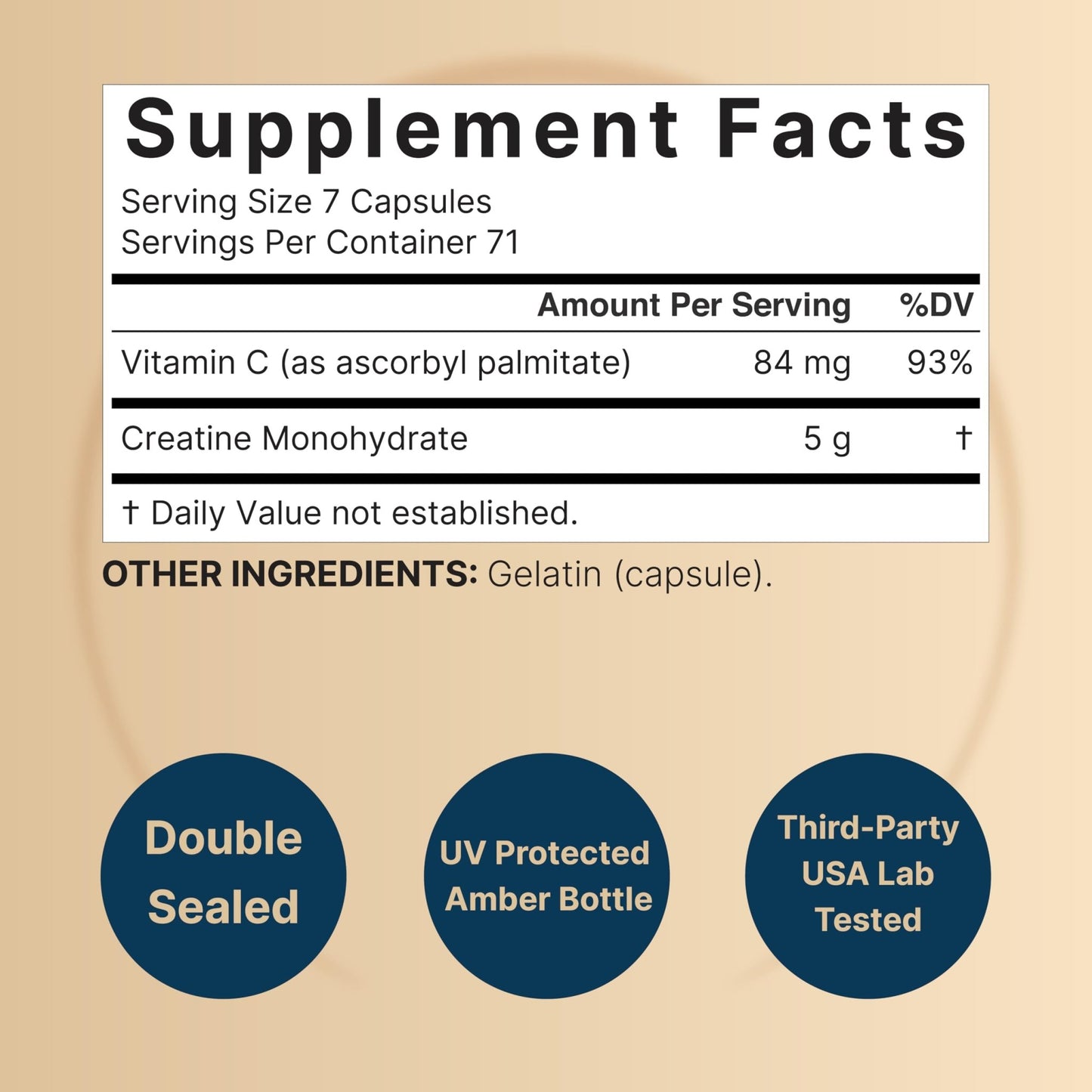 NatureBell Creatine Monohydrate Capsules 5,000mg Per Serving, 500 Count | Micronized, Unflavored Creatine Pills | Pre-Workout & Muscle Strength Support - dailyvitalstore