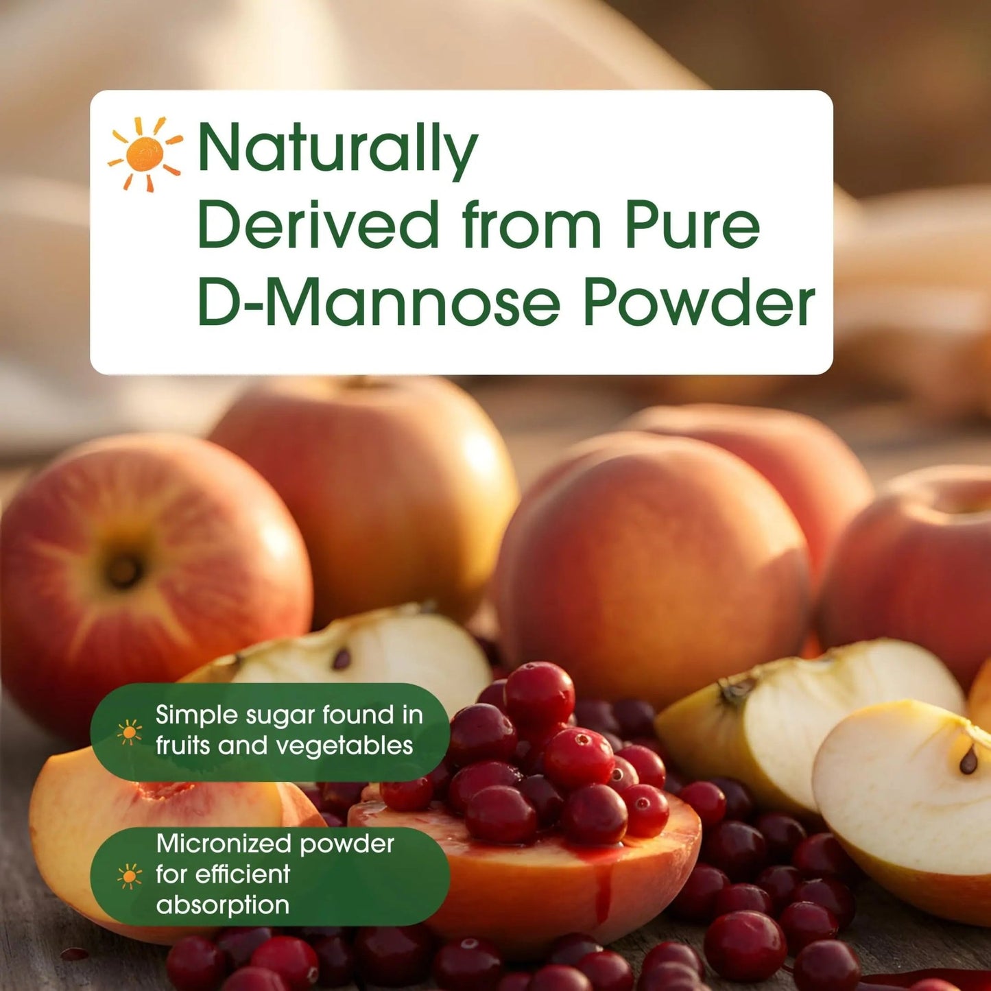 NatureBell D-Mannose Powder - 12oz - High Potency 2g Per Scoop - Fast Acting Support for Healthy Urinary Function & Bladder Wellness* - Pure, Filler-Free Non-GMO Powder - dailyvitalstore