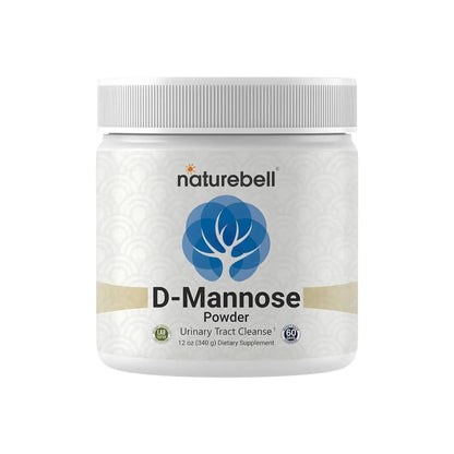 NatureBell D-Mannose Powder - 12oz - High Potency 2g Per Scoop - Fast Acting Support for Healthy Urinary Function & Bladder Wellness* - Pure, Filler-Free Non-GMO Powder - dailyvitalstore