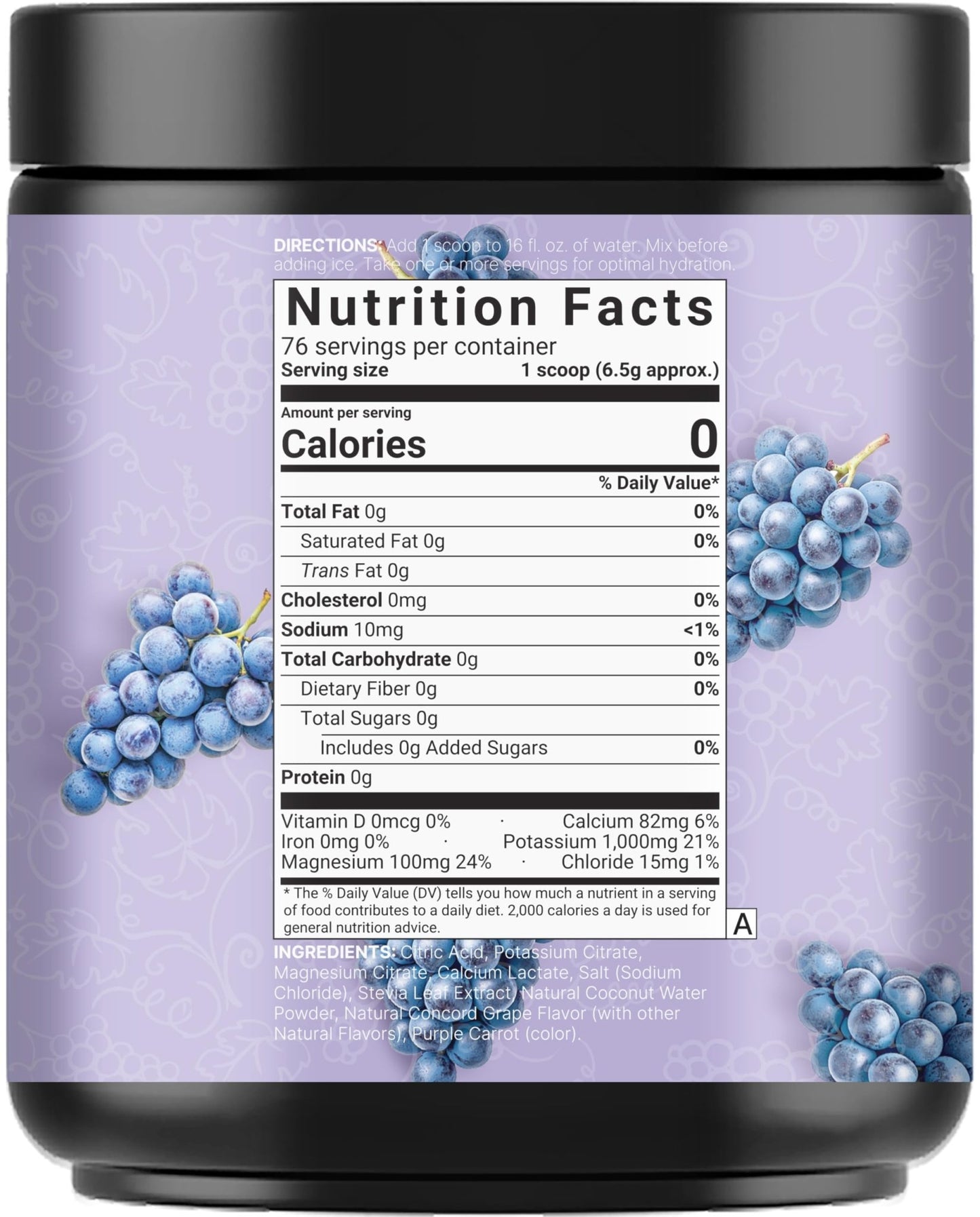 NatureBell Electrolytes Powder No Sugar, 500g (76 Servings) | Keto Fast Hydration Powder, Carnivore-Friendly Electrolyte – 1,000mg High Potassium, Minerals, - dailyvitalstore