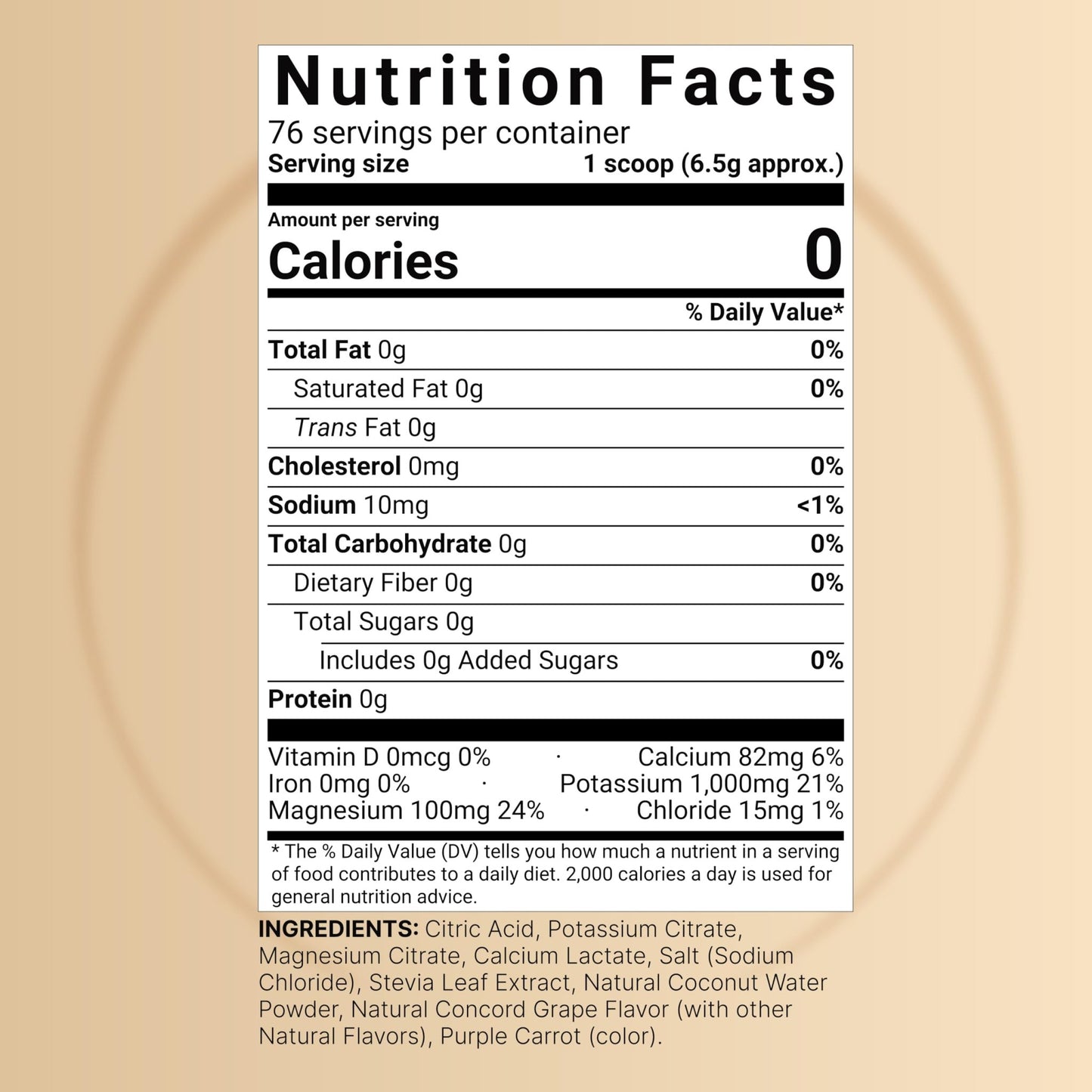 NatureBell Electrolytes Powder No Sugar, 500g (76 Servings) | Keto Fast Hydration Powder, Carnivore-Friendly Electrolyte – 1,000mg High Potassium, Minerals, - dailyvitalstore