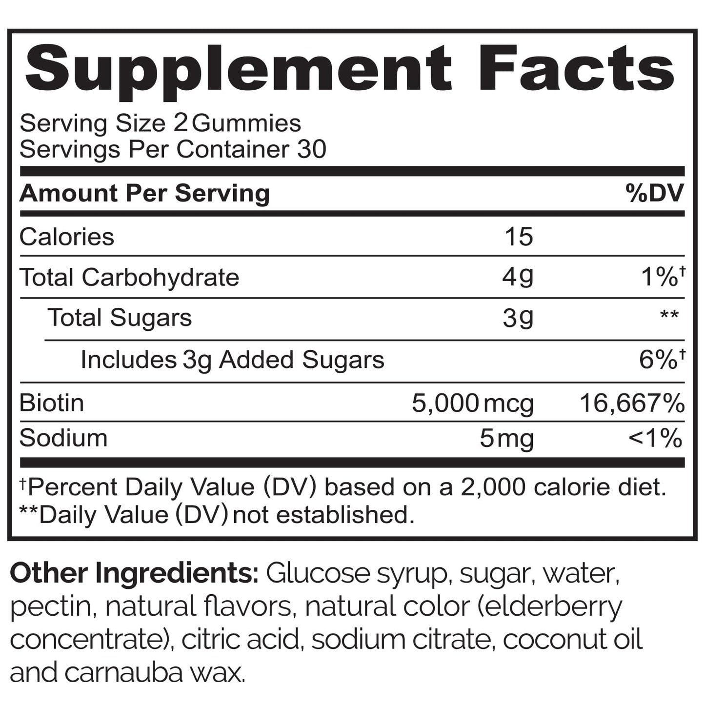 NATURELO Biotin Gummies - Supports Healthy Hair, Skin & Nails - High Potency 2500 mcg - Non GMO, Gluten Free - 60 Gummies - dailyvitalstore