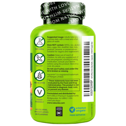 NATURELO Mens Multivitamins for Men 50+ - One Daily Multivitamin for Men with Vitamins, Minerals & Organic Whole Foods, Boost Energy & Health, Non-GMO, 60 Vegetarian Capsules - dailyvitalstore