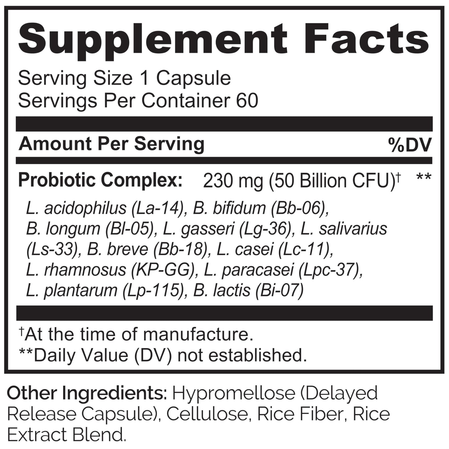 NATURELO Probiotics for Digestive Health - 50 Billion CFU, 11 Strains, Daily Use Supplement - Boosts Immune System, Delayed Release, - dailyvitalstore