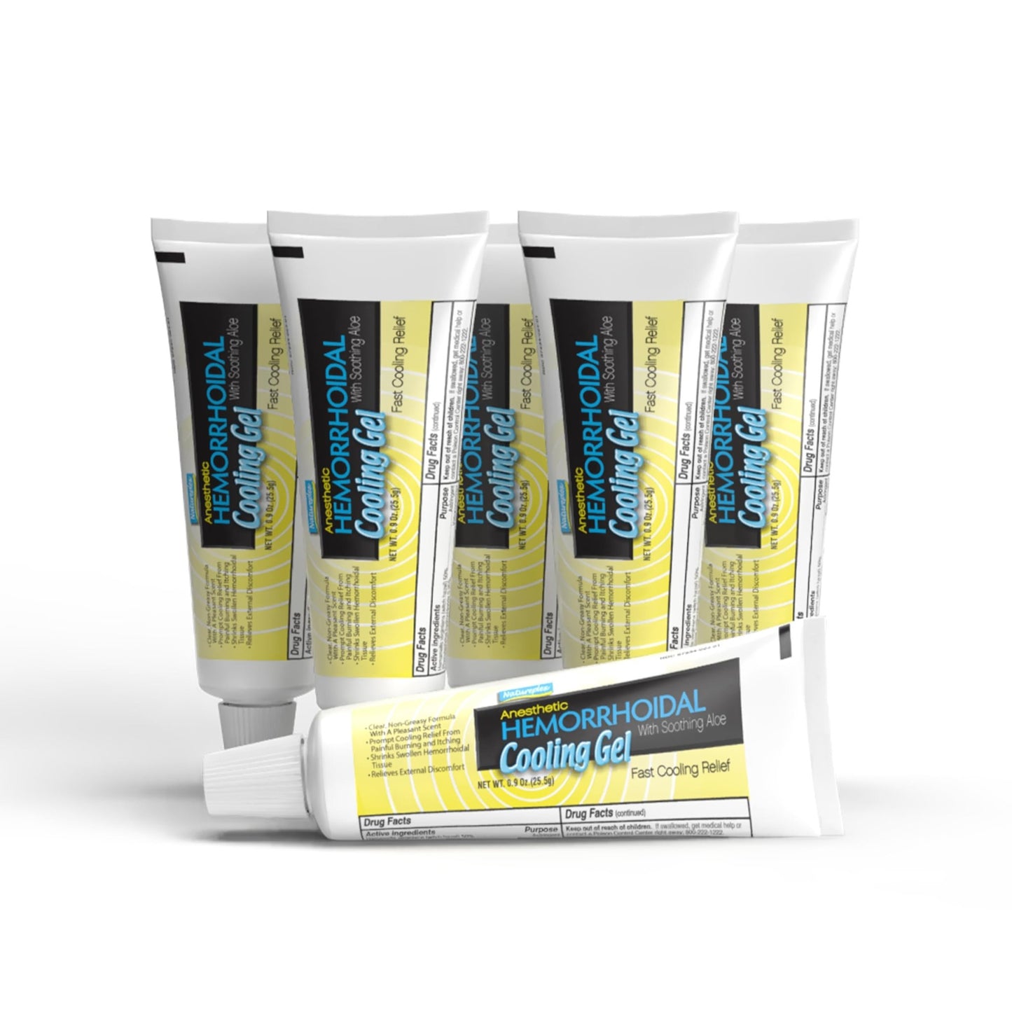 Natureplex Anesthetic Hemorrhoidal Cooling Gel with Soothing Aloe (6 Pack) - dailyvitalstore
