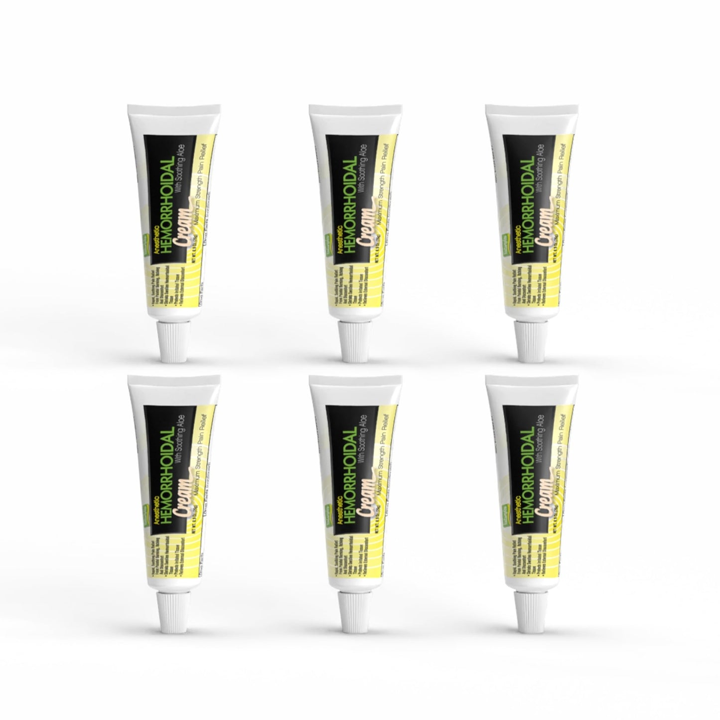 Natureplex Hemorrhoidal Cream for Itching, Burning and Discomfort Relief, 0.9 oz (Pack of 6) - Made in USA - dailyvitalstore
