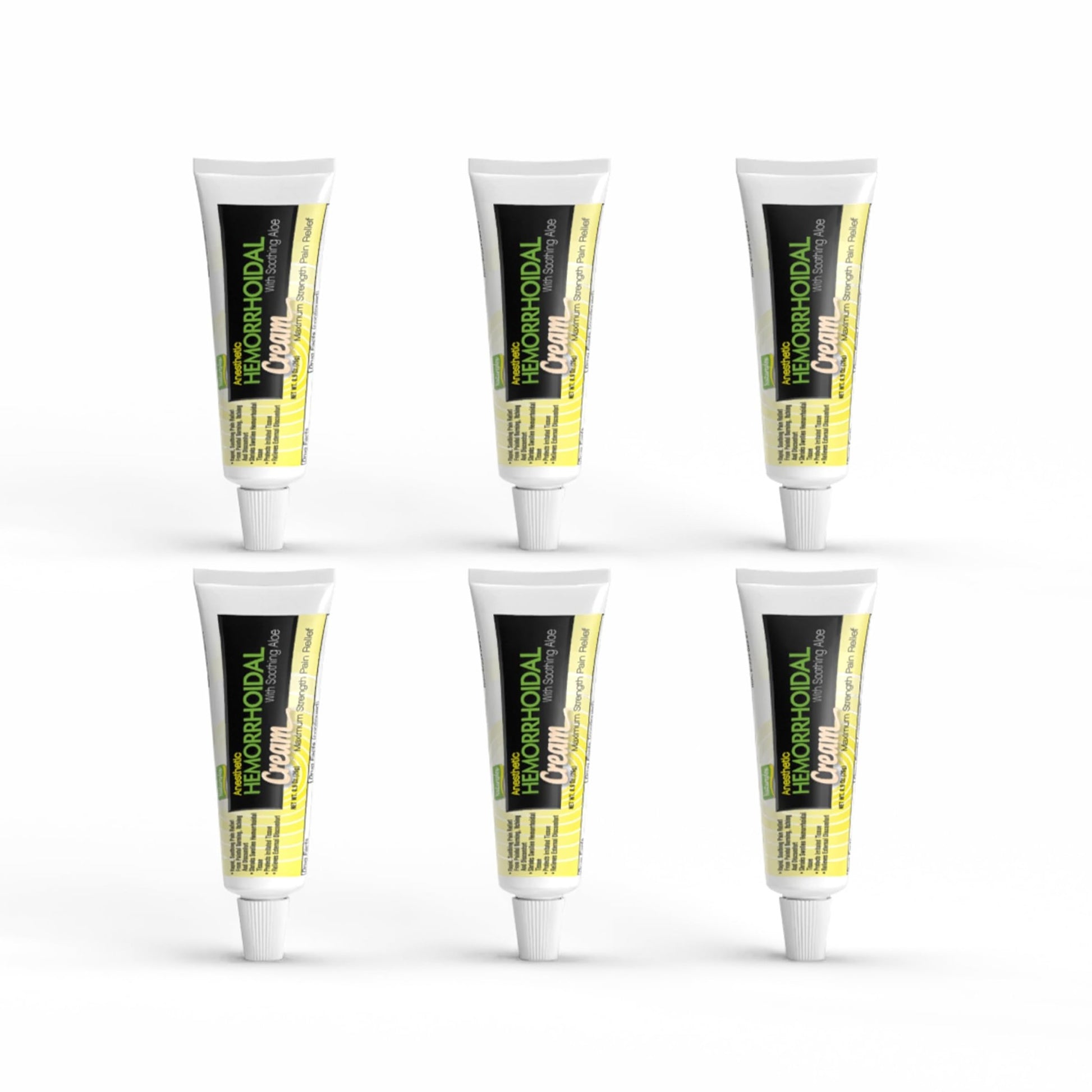 Natureplex Hemorrhoidal Cream for Itching, Burning and Discomfort Relief, 0.9 oz (Pack of 6) - Made in USA - dailyvitalstore