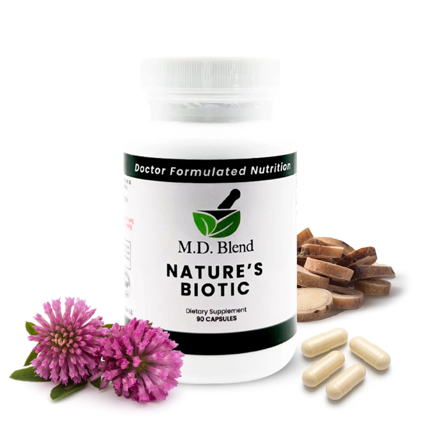Nature’s Biotic Berberine Supplement for Daily Wellness Support with Blend of Oregano, Garlic, Vitamins C & B6, Magnesium, and Zinc, 90 Capsules (Pack of 1) - dailyvitalstore