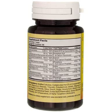 Nature's Blend Multiple Vitamin with Minerals No Iron 100 Tabs - dailyvitalstore