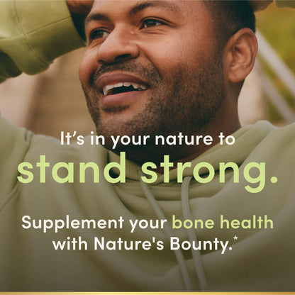 Nature’s Bounty Calcium Plus 400 IU Vitamin D3, Immune Support & Bone Health, 300 Tablets - dailyvitalstore