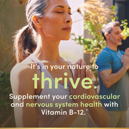 Nature's Bounty Vitamin B12 1000 mcg Supplements, Supports Energy Metabolism, 200 Ct - dailyvitalstore