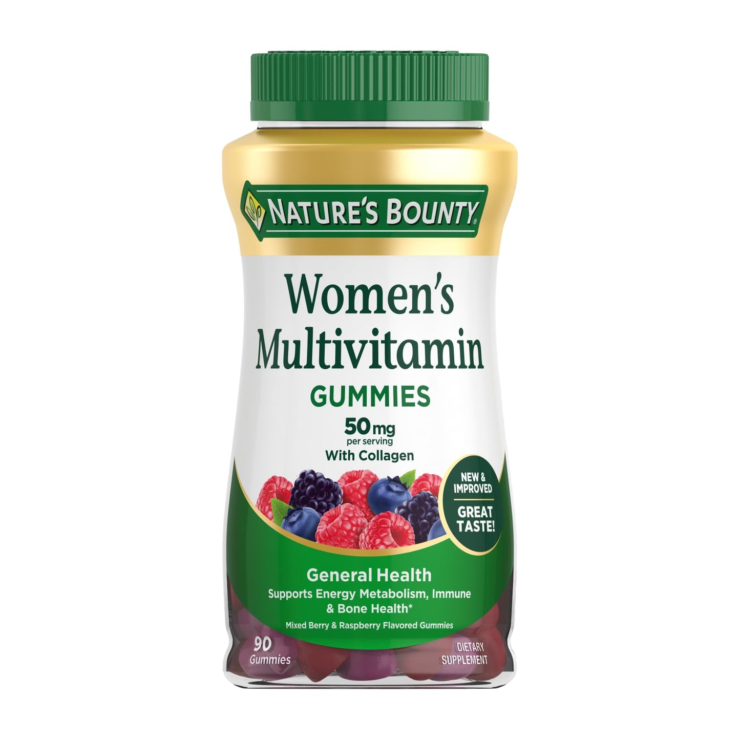Nature's Bounty Women Multivitamin Gummies, Vitamin Supplements for Adults, General Health, Supports Immune and Bone Health, - dailyvitalstore