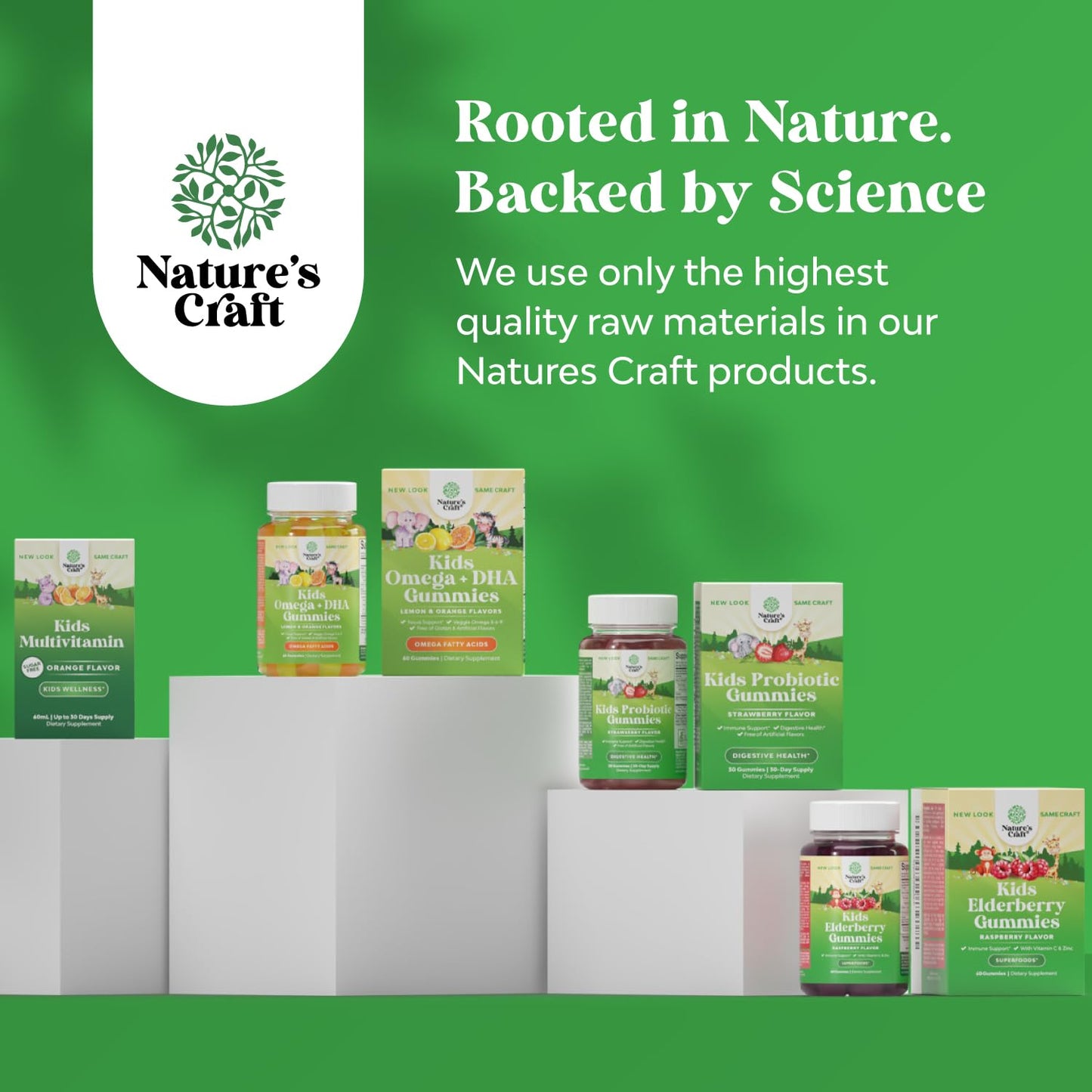 Natures Craft High Prebiotic Fiber Gummies for Kids - Dietary Fiber Supplements for Digestion & Constipation - Chicory Root Kids Immune Gummies - Non-GMO - dailyvitalstore