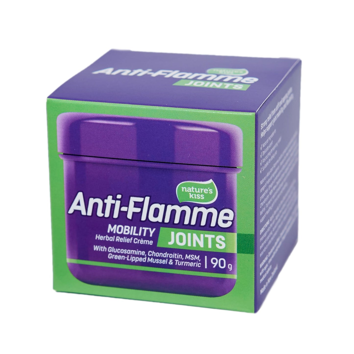 Nature's Kiss - Anti-Flamme Joints - Herbal Cream for Joints - 3oz Tub (90g) - dailyvitalstore
