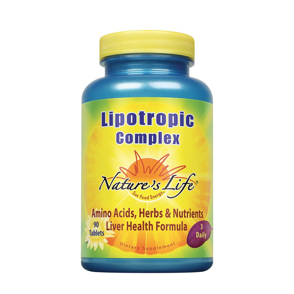 Nature's Life Lipotropic Complex | Comprehensive Support for Healthy Liver Function | with Choline & Inositol | Non-GMO | 90 Vegetarian Tablets - dailyvitalstore