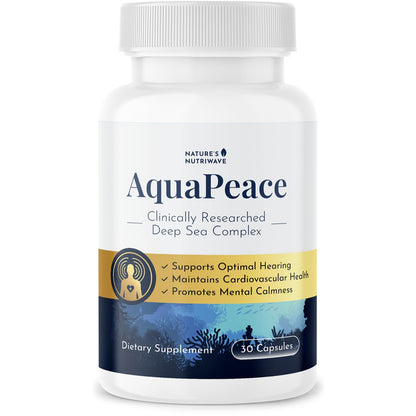 Nature’s NutriWave AquaPeace – Aqua Peace Caps Daily Marine-Based Supplement with Seaweed & Algae Extracts – Clean, Stimulant-Free Formula – Non-GMO, Made in USA - 30 Capsules, 1 Month Supply - dailyvitalstore
