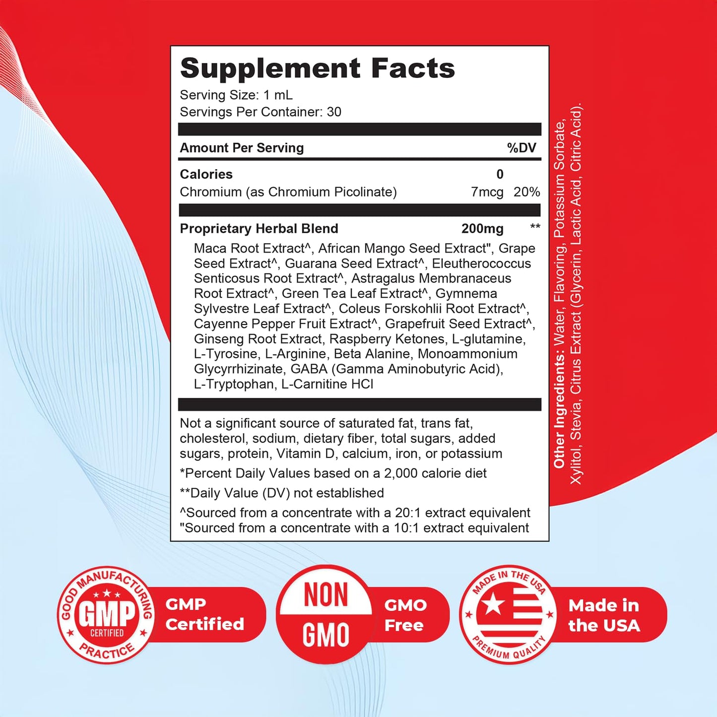 Nature’s NutriWave Free Sugar Pro – Natural Daily Wellness Drops with Chromium & Herbal Blend | Non-GMO | Easy to Use | Made in USA | 30 mL Liquid Supplement, 2 Month Supply - dailyvitalstore