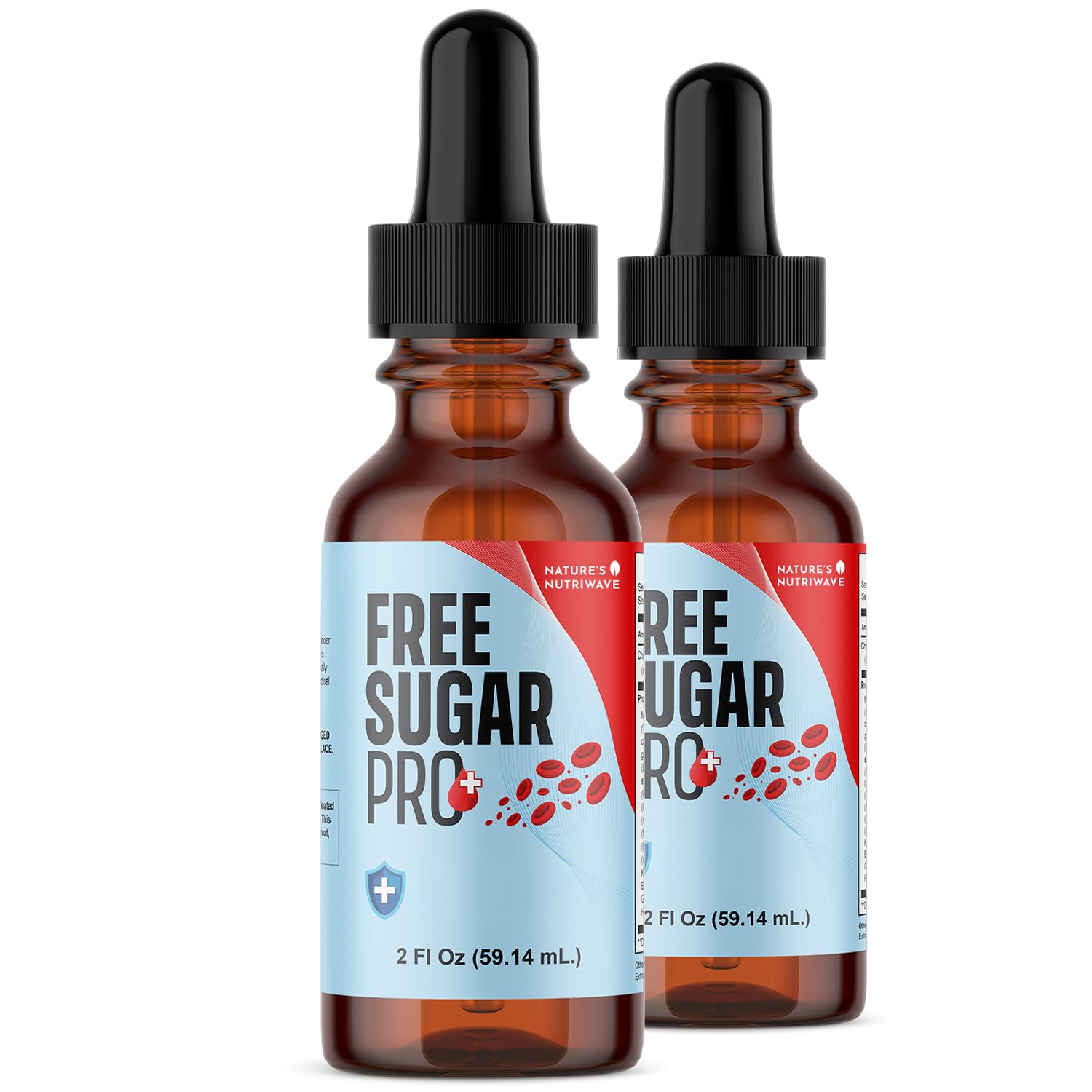 Nature’s NutriWave Free Sugar Pro – Natural Daily Wellness Drops with Chromium & Herbal Blend | Non-GMO | Easy to Use | Made in USA | 30 mL Liquid Supplement, 2 Month Supply - dailyvitalstore