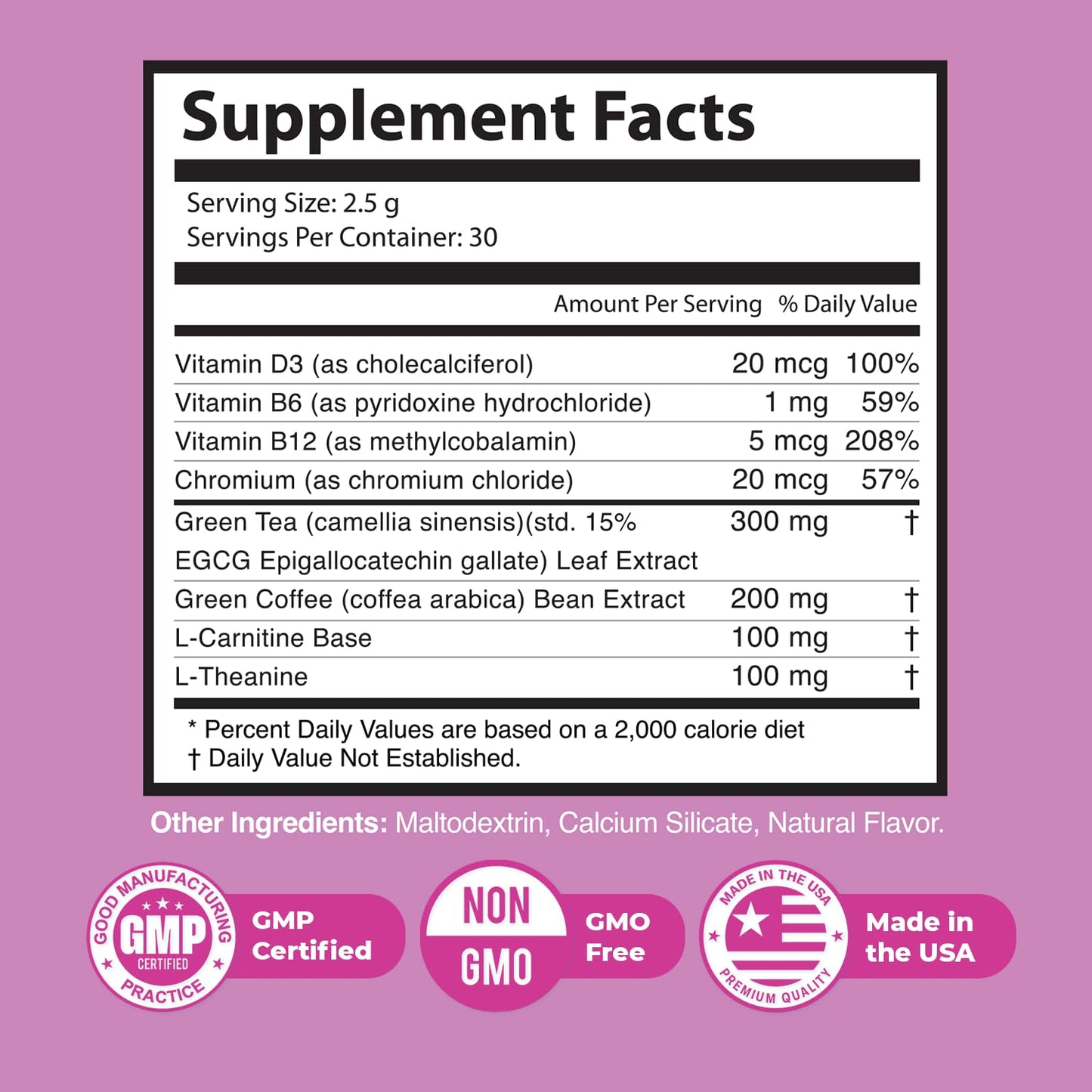 Nature’s NutriWave Gelatin Burn – Natural Powder Supplement with Vitamins, Minerals & Botanical Extracts – Non-GMO, Easy to Mix, USA Made – 2.65Oz, 75g, 30 Servings, 3 Month Supply - dailyvitalstore