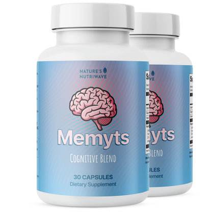 Nature’s NutriWave Memyts – Natural Daily Supplement with B Vitamins and Herbal Extracts | Non-GMO | Made in USA | 100% Natural, 30 Capsules, 2-Month Supply - dailyvitalstore