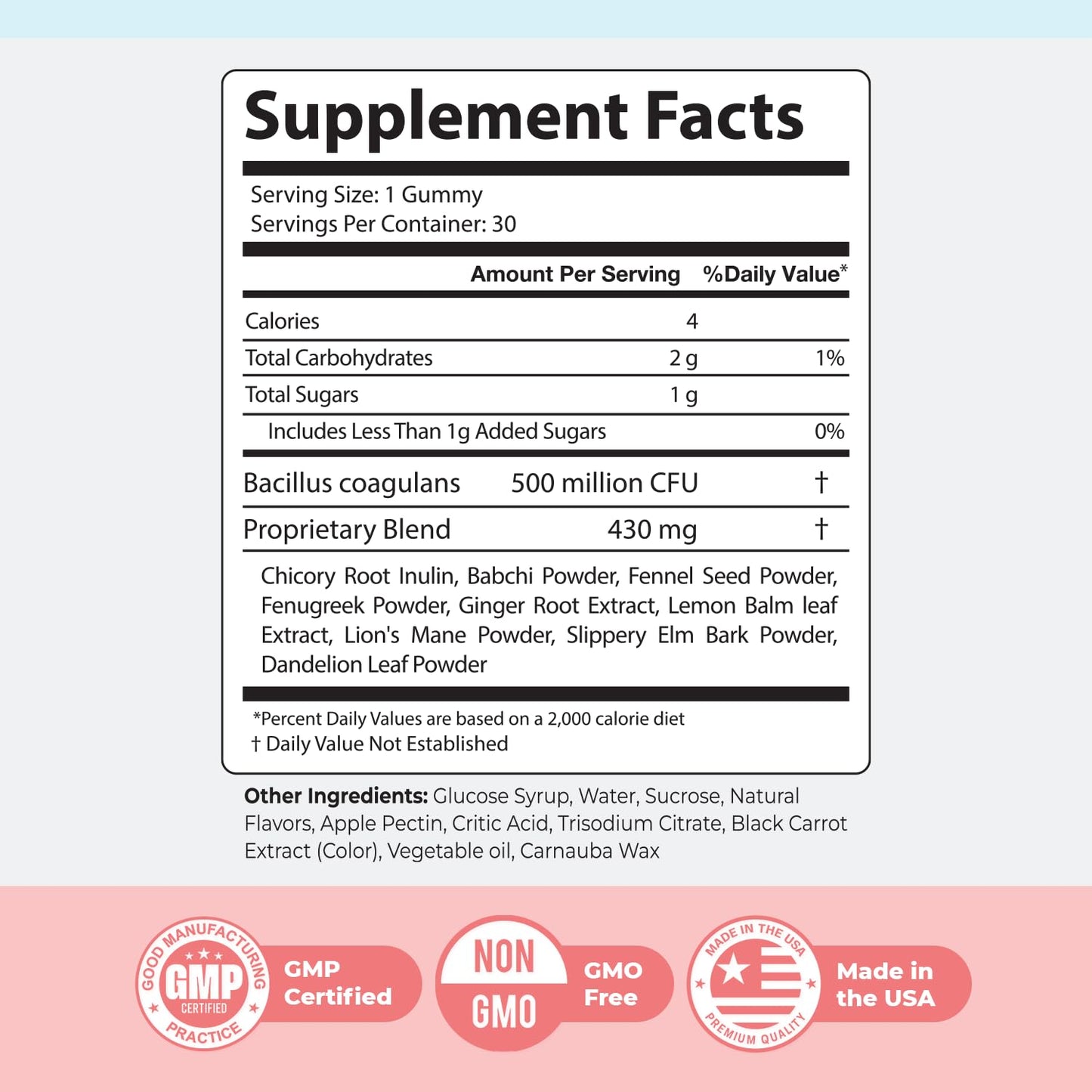 Nature’s NutriWave PrimeBiome Probiotic Gummies – Plant-Based Blend with Inulin, Lion’s Mane, Ginger & More– Non-GMO, No Stimulants, GMP Certified – 30 Gummies, 1 Month Supply - dailyvitalstore