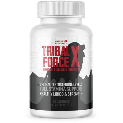 Nature’s NutriWave TribalForce X – Daily Botanical Supplement with Ginkgo Biloba, Bacopa, & Amino Acids – Non-GMO, Natural & Stimulant-Free Formula, Made in USA – 30 Capsules, 1 Month Supply - dailyvitalstore