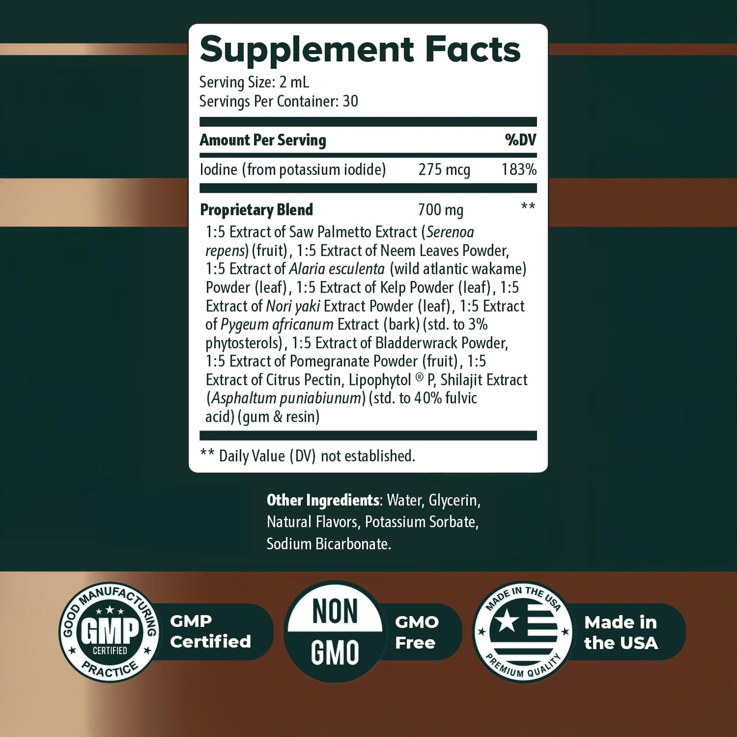 Nature’s NutriWave ViriFlow Liquid Supplement with Plant & Mineral Extracts – Natural Formula, Non-GMO, Made in USA, GMP-Certified – Easy-to-Use Liquid Drops, 60 mL, 2 Oz, 1 Month Supply - dailyvitalstore