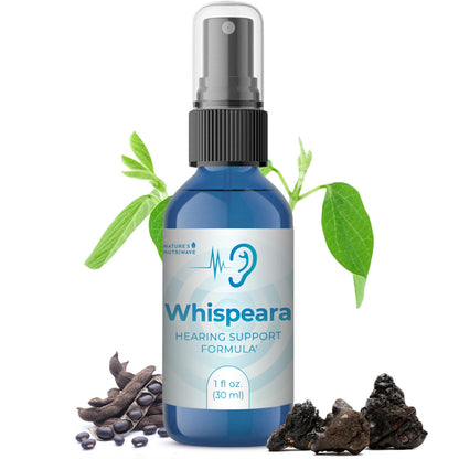 Nature’s NutriWave Whispeara – Plant-Based Spray with GABA, Amino Acids & Botanicals for Overall Wellness – Non-Habit Forming, Non-GMO, Made in USA– 30 Servings, 1 Month Supply - dailyvitalstore