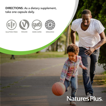 Nature's Plus Sol Garden Vit K2 120 mcg V Capsules, 60 Count - dailyvitalstore