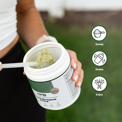 Nature's Pure Blend Super Greens Powder – Organic Greens Superfood Powder Supplements for Green Juice & Smoothie – Probiotic - Drink Mix for Energy Wellness and Digestion (Matcha Flavor, 30 Servings) - dailyvitalstore