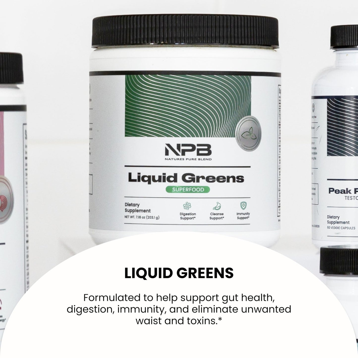 Nature's Pure Blend Super Greens Powder – Organic Greens Superfood Powder Supplements for Green Juice & Smoothie – Probiotic - Drink Mix for Energy Wellness and Digestion (Matcha Flavor, 30 Servings) - dailyvitalstore