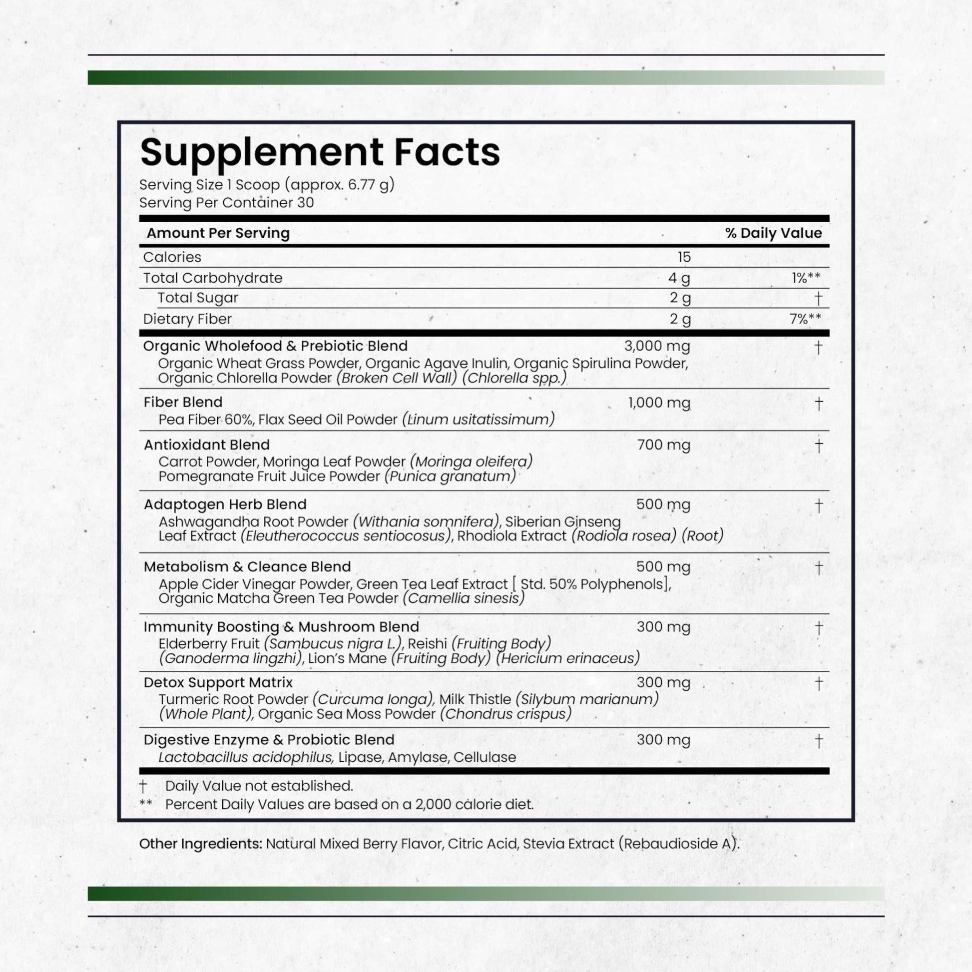 Nature's Pure Blend Super Greens Powder – Organic Greens Superfood Powder Supplements for Green Juice & Smoothie – Probiotic - Drink Mix for Energy Wellness and Digestion (Matcha Flavor, 30 Servings) - dailyvitalstore
