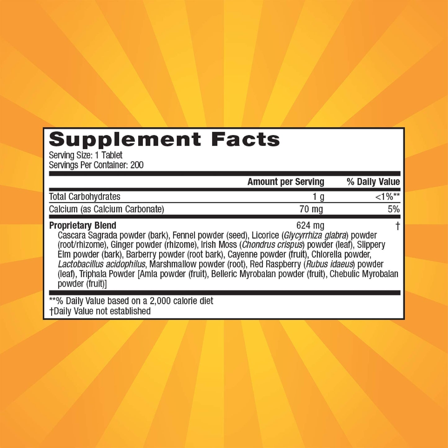 Nature's Secret Super Cleanse Extra Strength Toxin Detox & Gentle Elimination Body Cleanse, Digestive & Colon Health Support - Stimulating Blend of 14 Herbs - dailyvitalstore